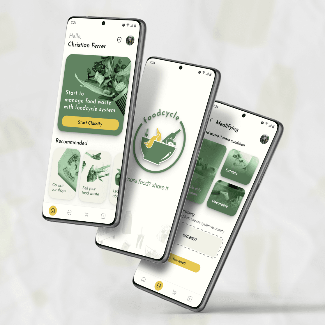 FoodCycle food-waste detection platform